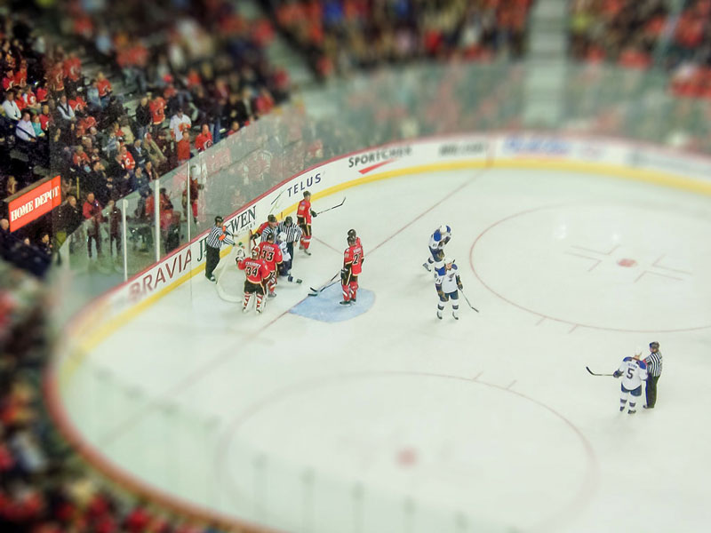 ice hockey stadium