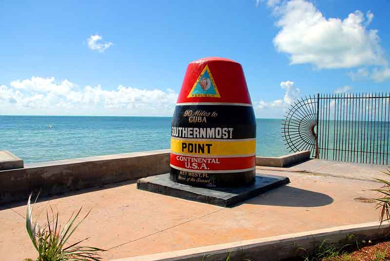 southern most point