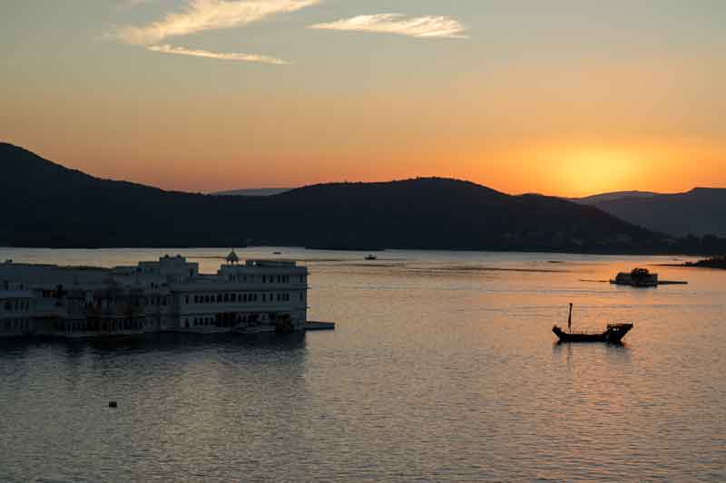 Sunset on the lake