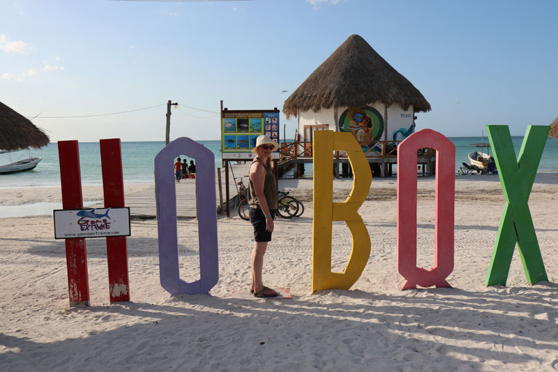 Sarah at Holbox Island